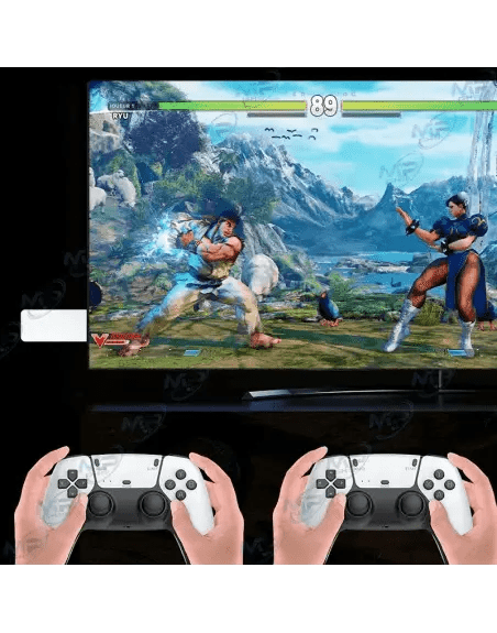 Consoles de jeux vidéo M8 Pro, contrôleurs sans fil 2.4G, simulateur 4K rétro, Double joueurs, bâton de jeu, cadeau pour enfant - Homex Market