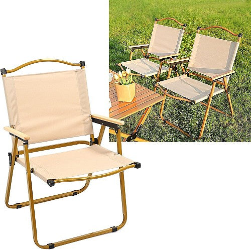 Chaise Pliable Acier - Idéale Camping, Plage et Jardin