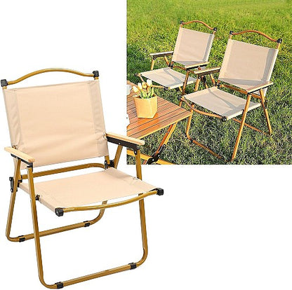 Chaise Pliable Acier - Idéale Camping, Plage et Jardin