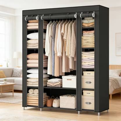 Armoire de rangement en tissu pliable