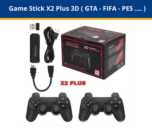 Game Stick X2 Plus 3D ( GTA - FIFA - PES .... )