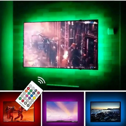 Bande lumineuse pour TV LED 24 couleurs différentes