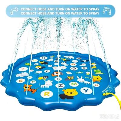 Fontaine d’eau pour enfants – Tapis de jeu d’extérieur