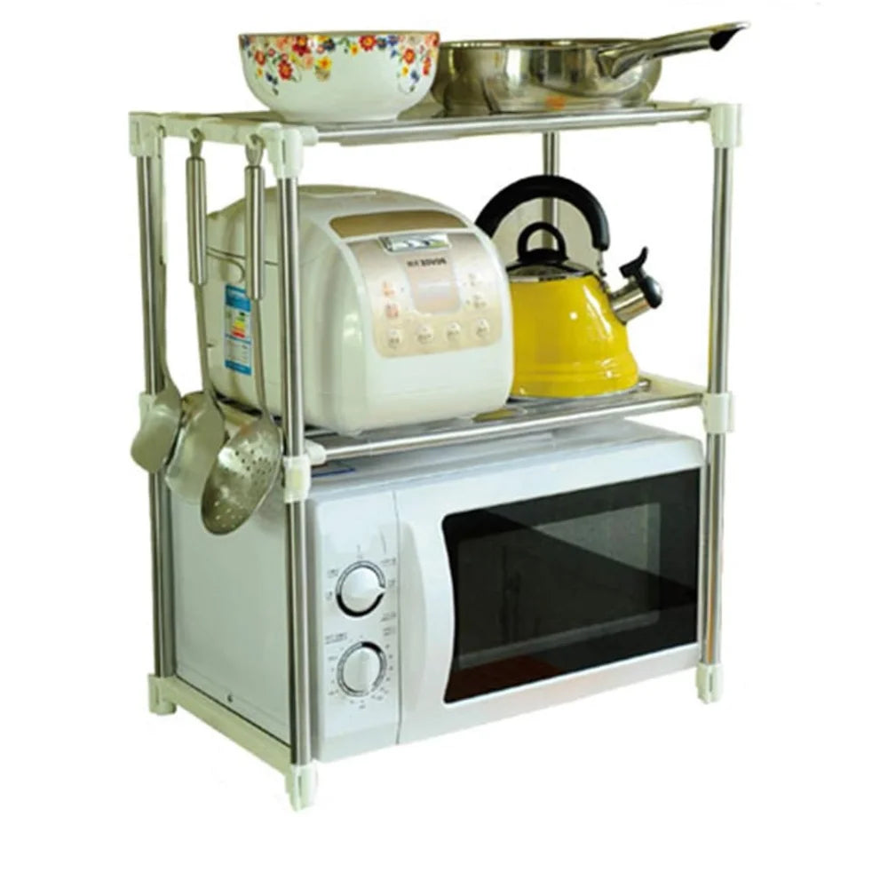 Support réglable pour micro-ondes ajustable