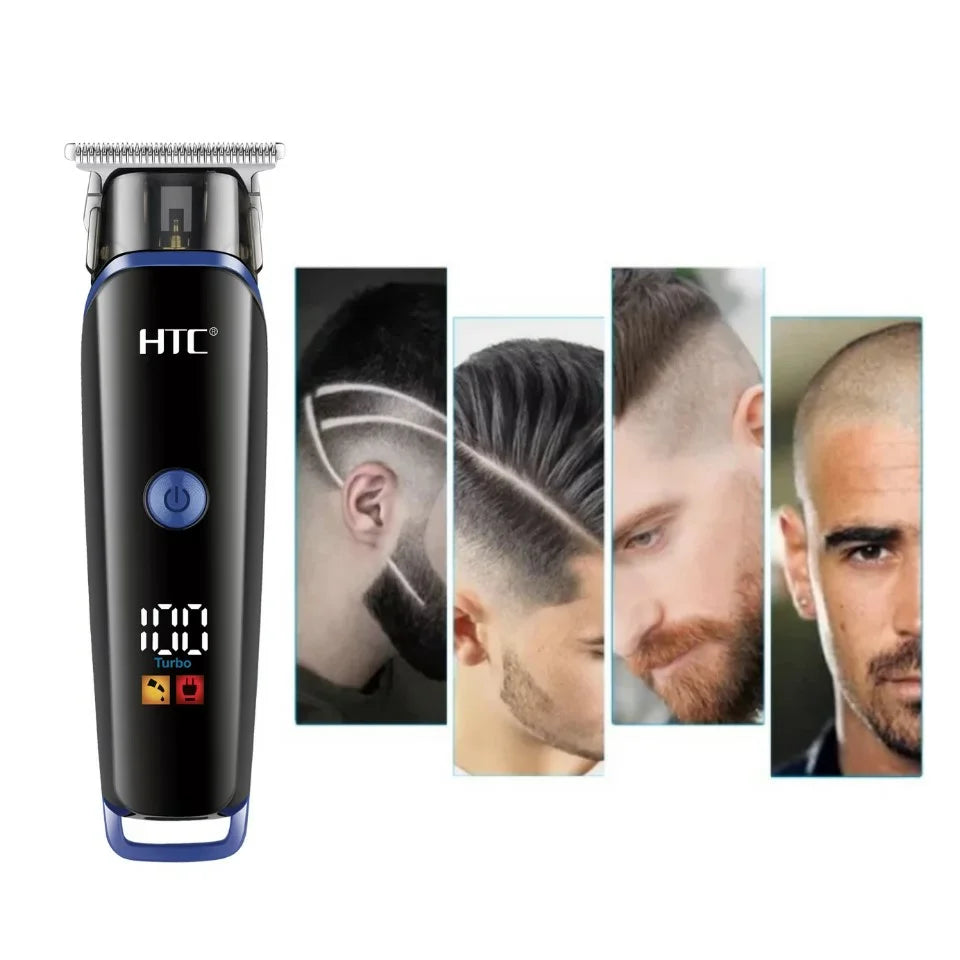 Tondeuse cheveux et barbe rechargeable HTC AT-569