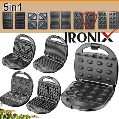 Appareil de Cuisson 4En1 Ironix SW - 908 750W Noir - Homex Market