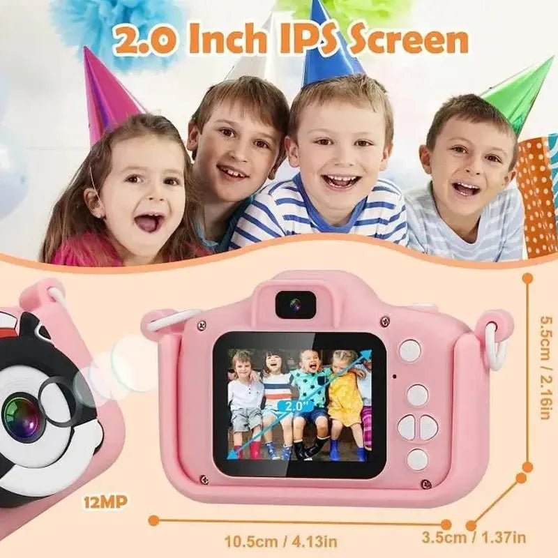 Appareil photo numérique pour enfants Mr Black – Rose - Homex Market