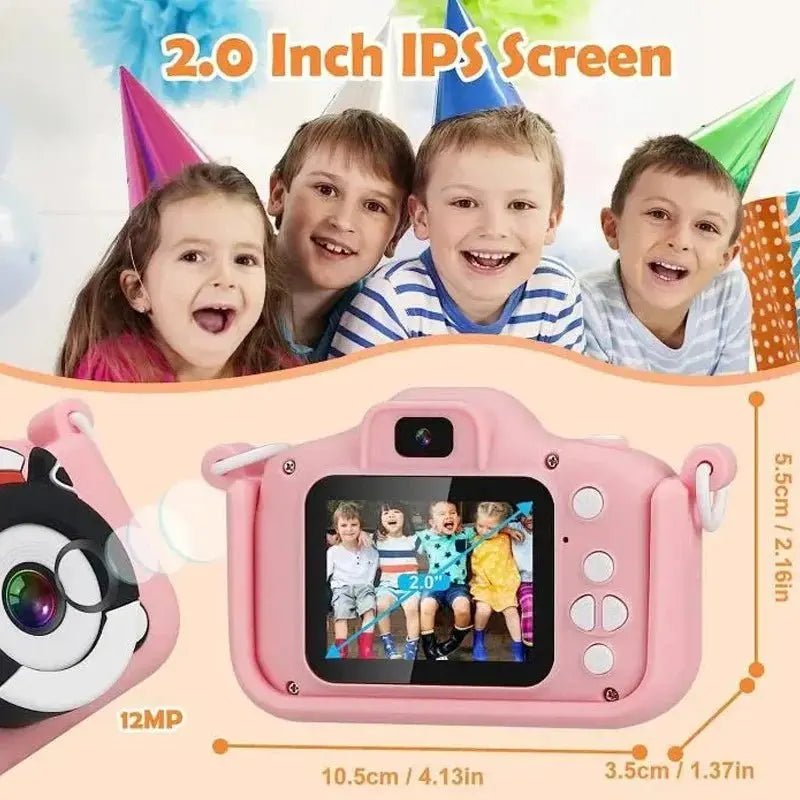 Appareil photo numérique pour enfants Mr Black – Rose - Homex Market