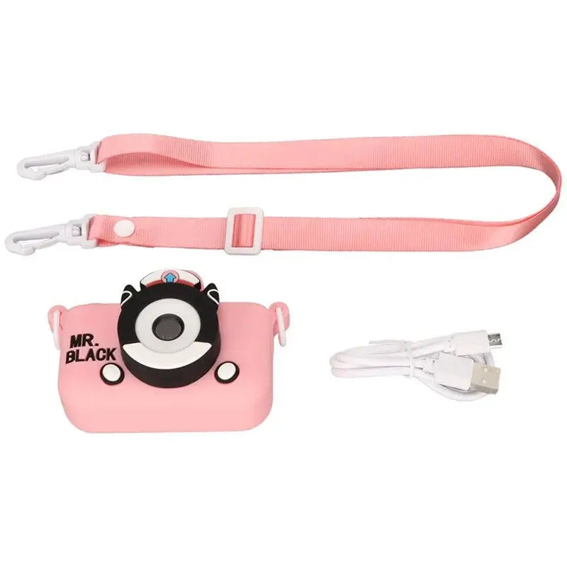 Appareil photo numérique pour enfants Mr Black – Rose - Homex Market