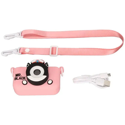 Appareil photo numérique pour enfants Mr Black – Rose - Homex Market