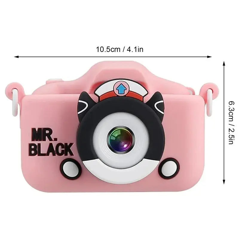 Appareil photo numérique pour enfants Mr Black – Rose - Homex Market