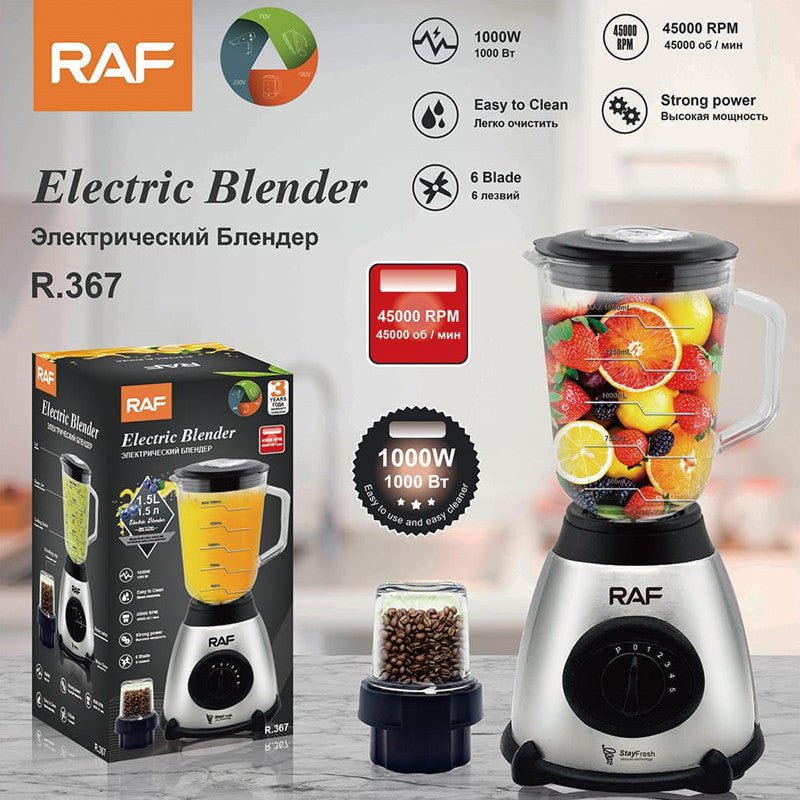 Blender 2 en 1 RAF R295 1.5 Litres - 1000W - Homex Market