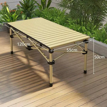 Table de Camping Pliable en Aluminium – Légère et Portable