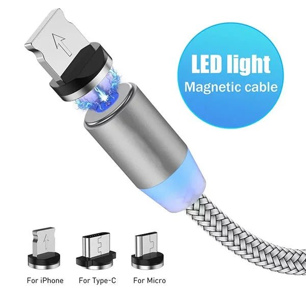 Câble de recharge magnétique 3en1 - Homex Market