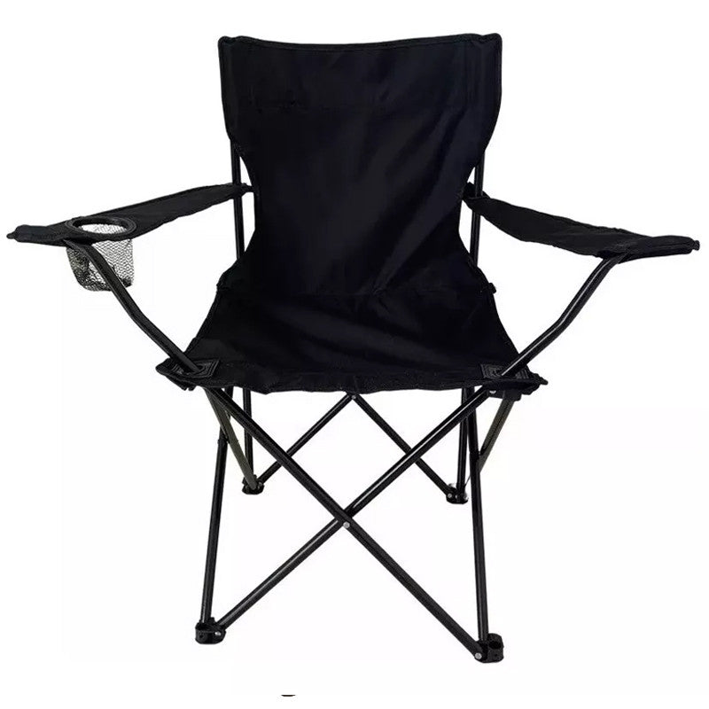 Chaise Pliante pour Plage et Camping Noir