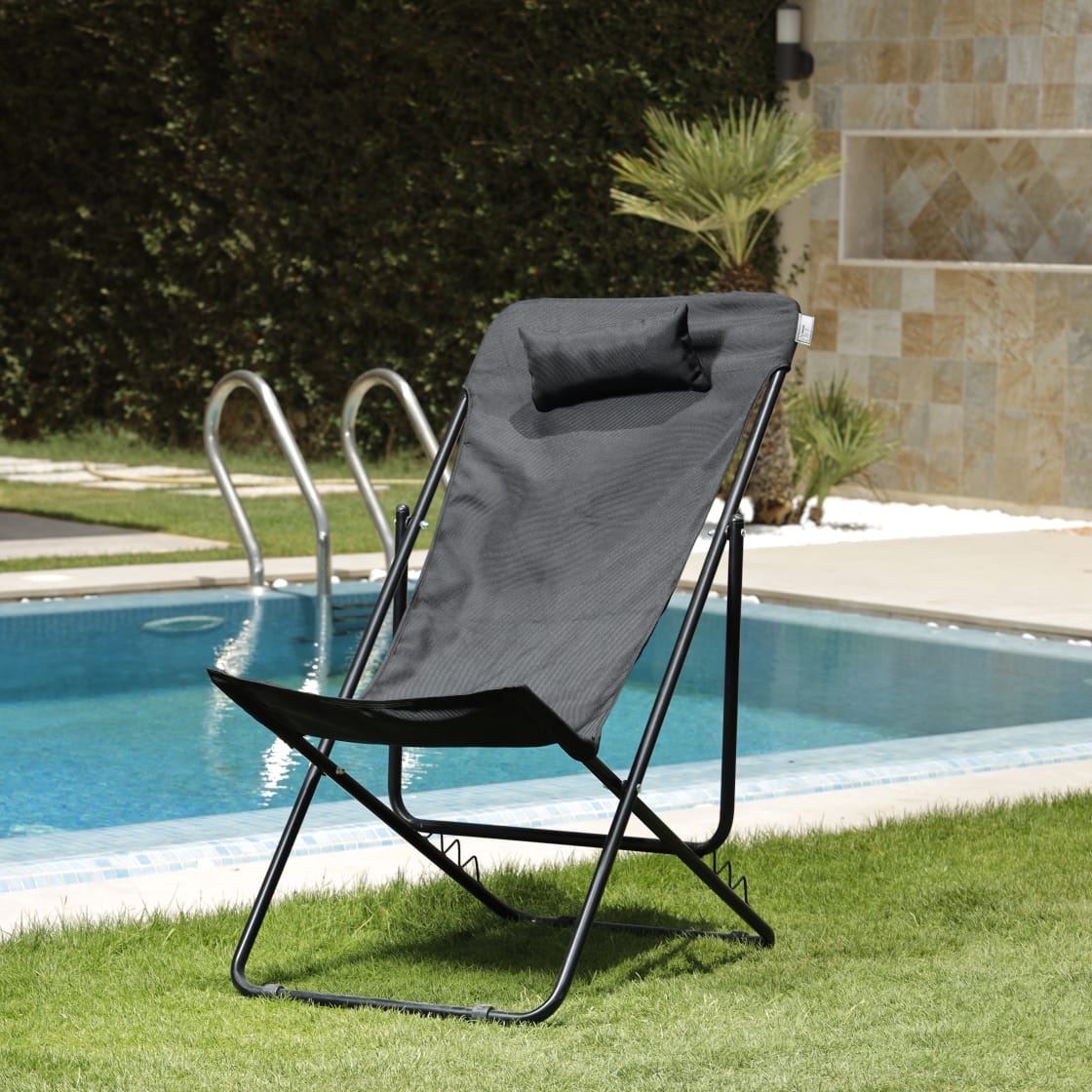 Chaise longue Metatub Gris - Homex Market