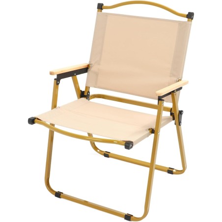 Chaise Pliable Acier - Idéale Camping, Plage et Jardin