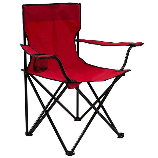 Chaise Pliante pour Plage et Camping Rouge - Homex Market
