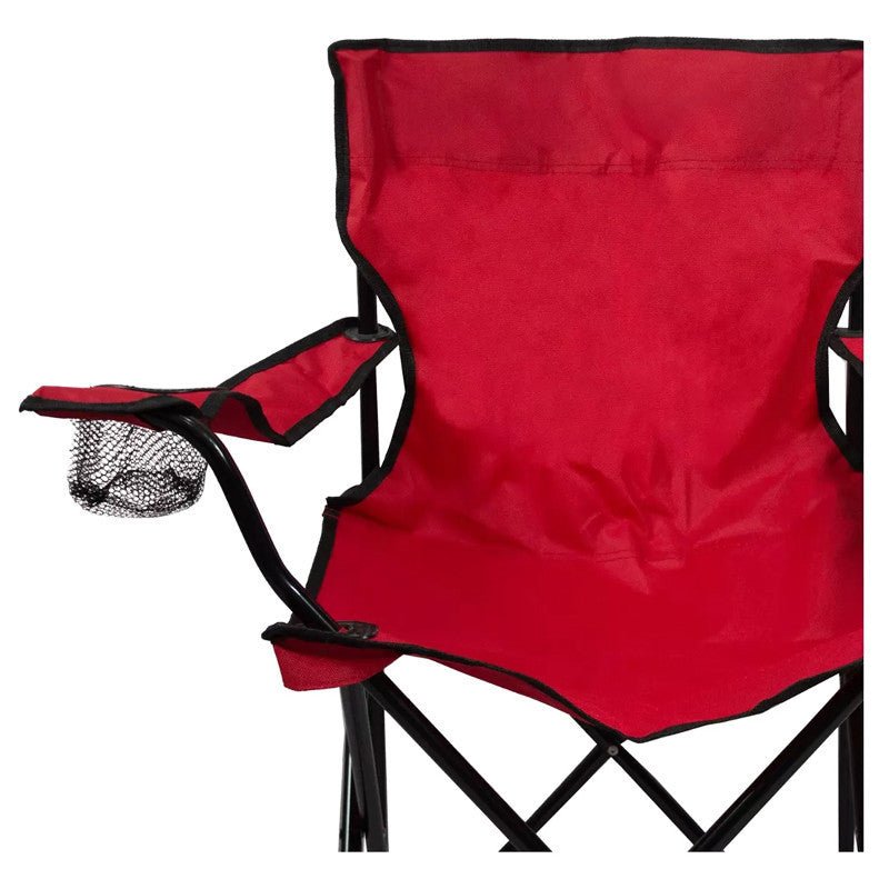 Chaise Pliante pour Plage et Camping Rouge - Homex Market