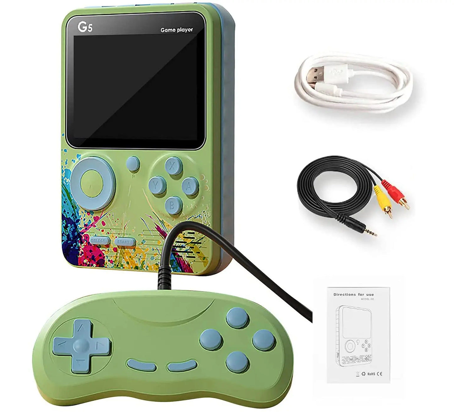 Console De Jeu HANDHELD GAME PLAYER G5 - Vert - Homex Market