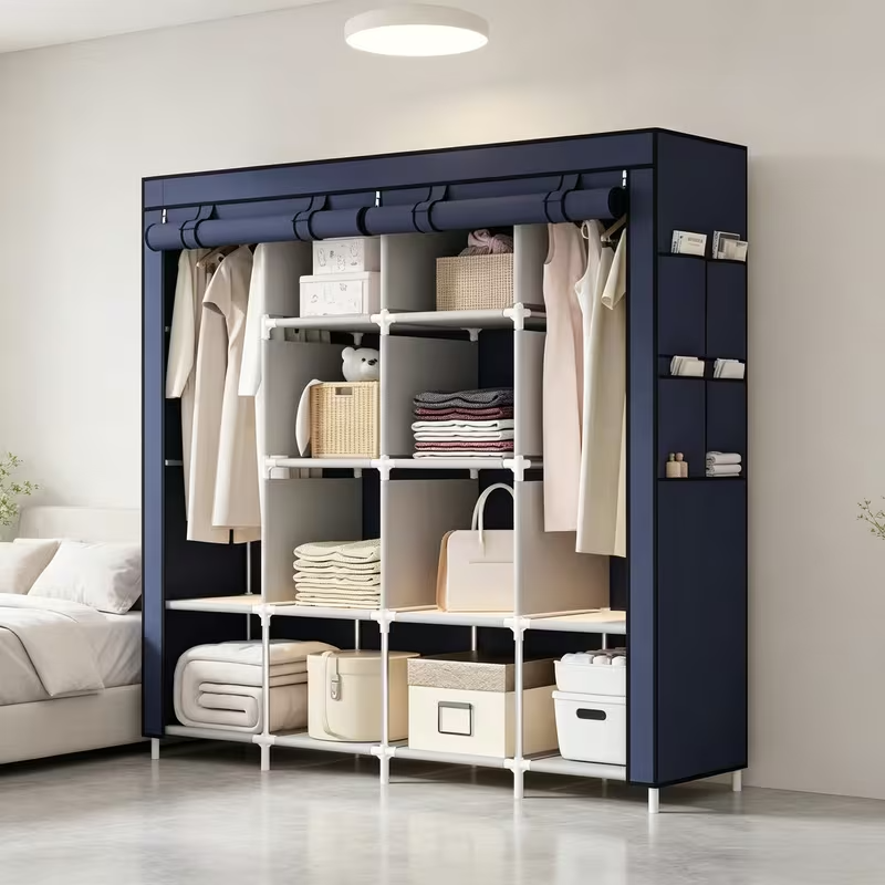 Armoire de rangement en tissu pliable