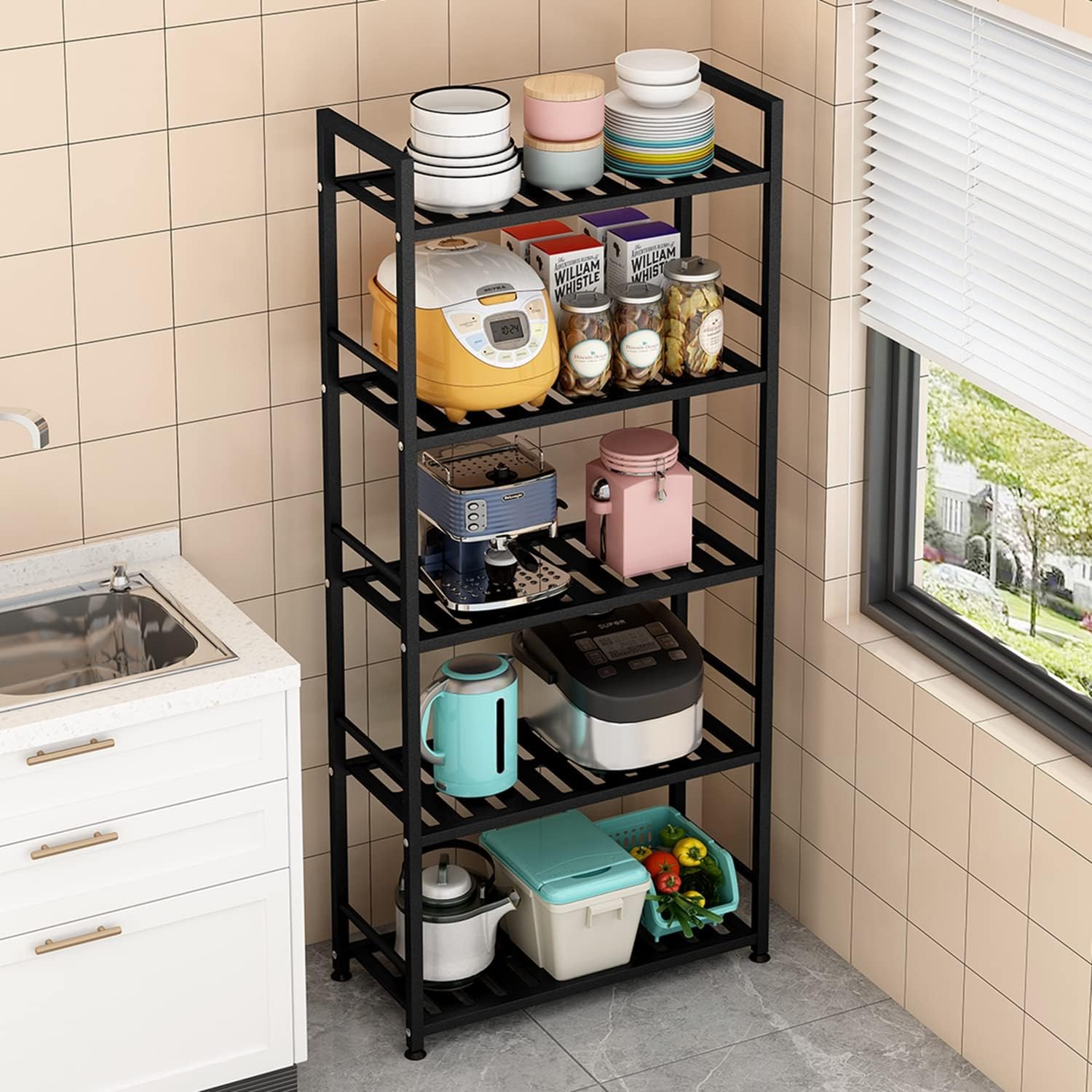 Étagère de rangement en métal - Homex Market