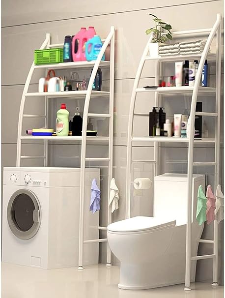 Étagère de salle de bain, meuble mural de rangement pour les toilettes - Homex Market