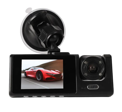 Caméra de Tableau de Bord à 3 Canaux, Image Haute Définition 1080P, Caméra de Voiture Grand Angle 170°+120°, Enregistreur de Conduite de Voiture Triple à Trois Voies