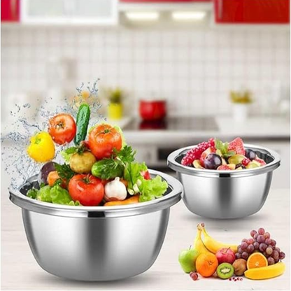 Lot de 5 Bols à Mélanger en Inox 18/10 Ironix - Homex Market