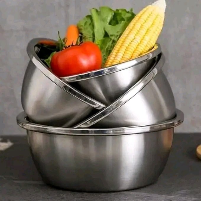 Lot de 5 Bols à Mélanger en Inox 18/10 Ironix - Homex Market