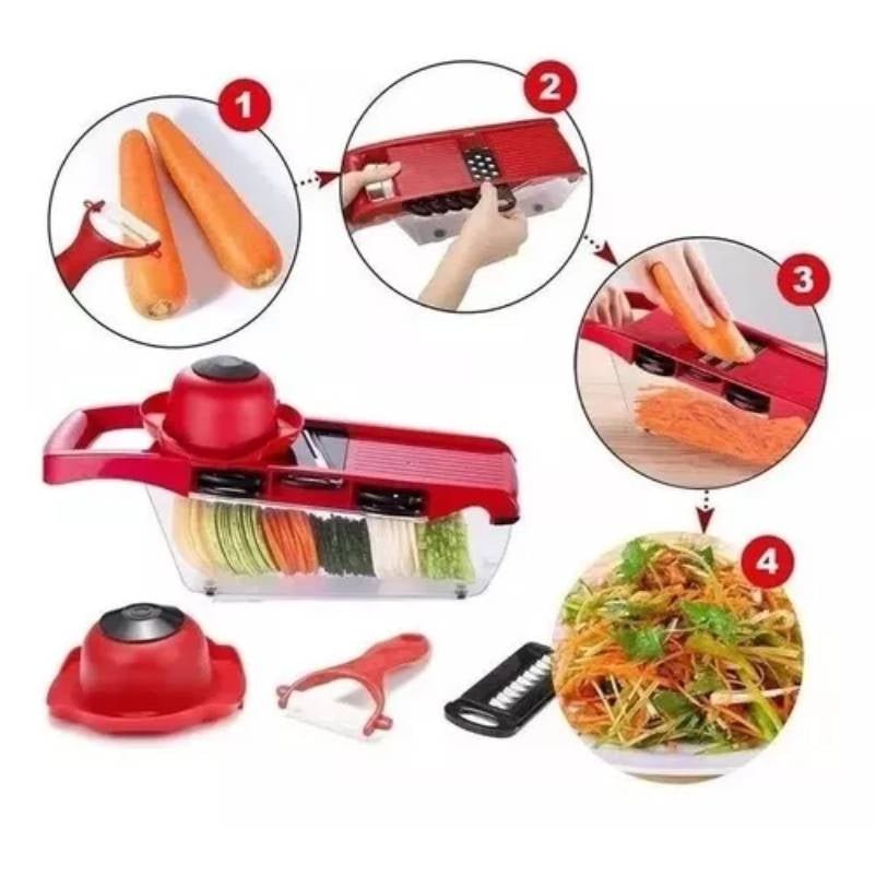Mandoline Trancheuse multiple 10 en 1 - Homex Market