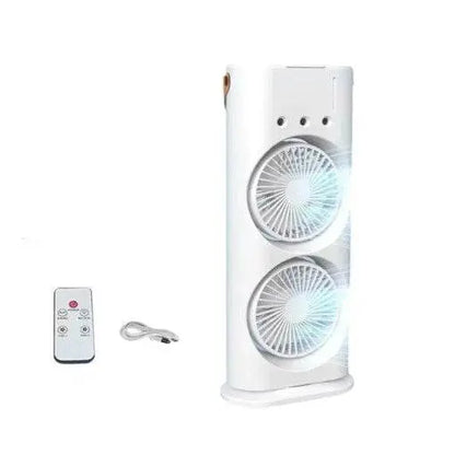 Mini Ventilateur Double Spray Rechargeable 90° - Homex Market