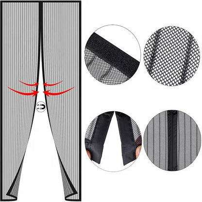 Moustiquaire Magnétique pour Porte – Installation Facile - Homex Market