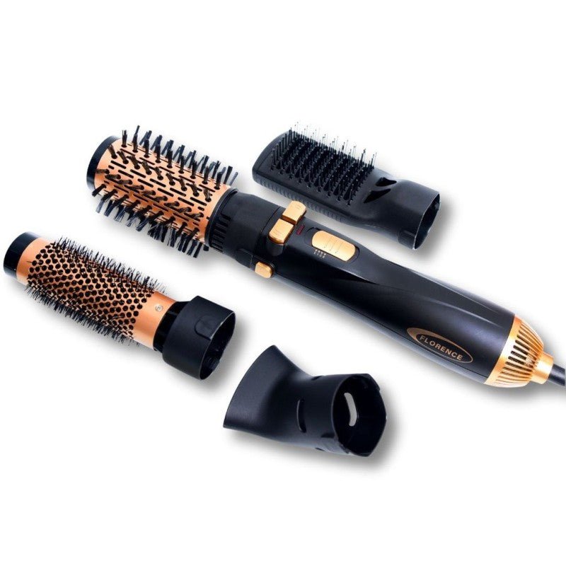 Pack Brosse Cheveux Rotative 5 en 1 Florence HK438 - Homex Market
