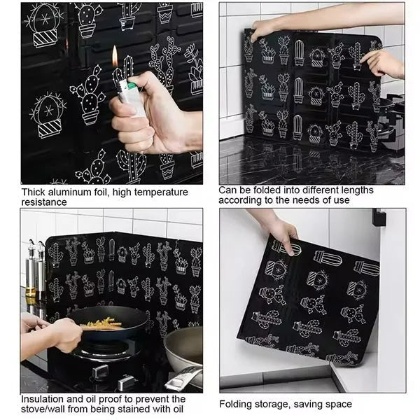 Pack de 2 Plaques de déflecteur de cuisinière + 5 Couverture pour Brûleur - Homex Market