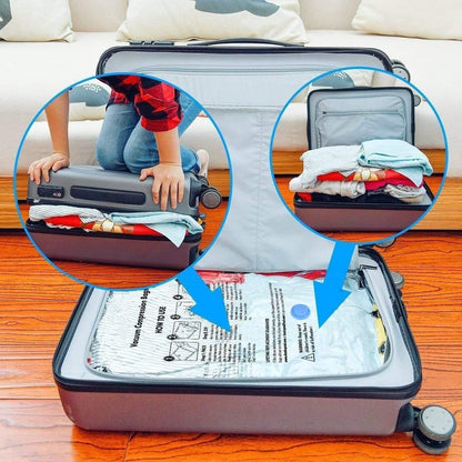 Pack de 5 Sacs de Rangement Sous Vide avec Pompe – Réutilisable - Homex Market