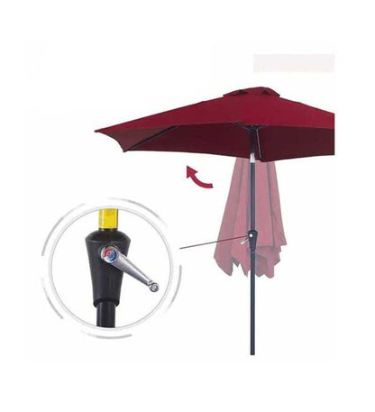 Parasol avec manivelle - Homex Market