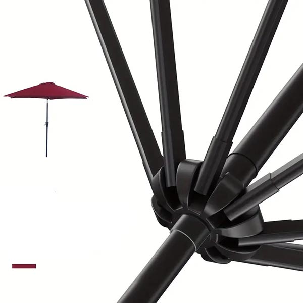 Parasol pliable avec manivelle - Homex Market