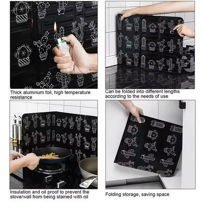 Pack de 2 Plaques de déflecteur de cuisinière + 5 Couverture pour Brûleur