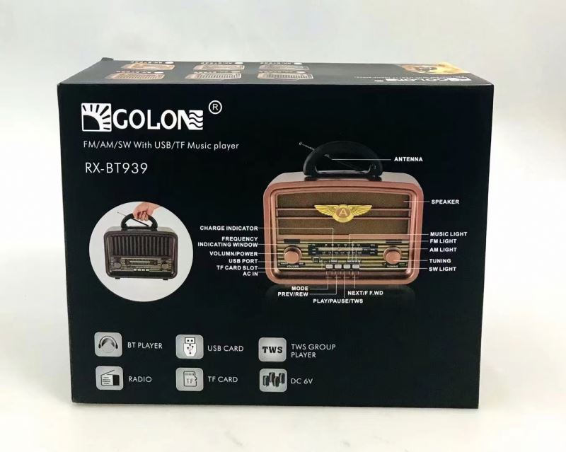 Radio Antique Bluetooth Meier RX - BT939 - Homex Market