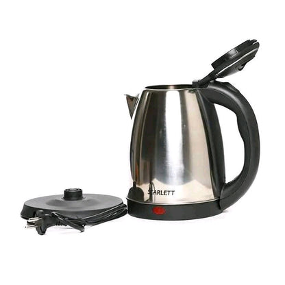 BOUILLOIRE CHAUFFANTE ELECTRIQUE SANS FIL SCARLETT EN ACIER INOXYDABLE -2L-