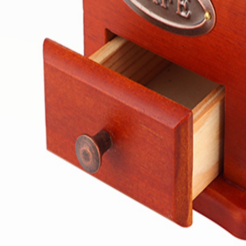 Moulin à Café Manuel avec Manivelle en Bois