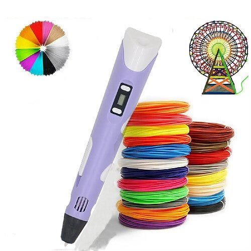 Stylo d'impression 3D avec 10 couleurs ( 50 mètres ) - Homex Market