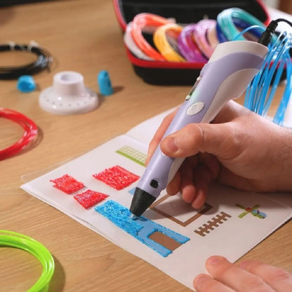 Stylo d'impression 3D avec 10 couleurs ( 50 mètres ) - Homex Market