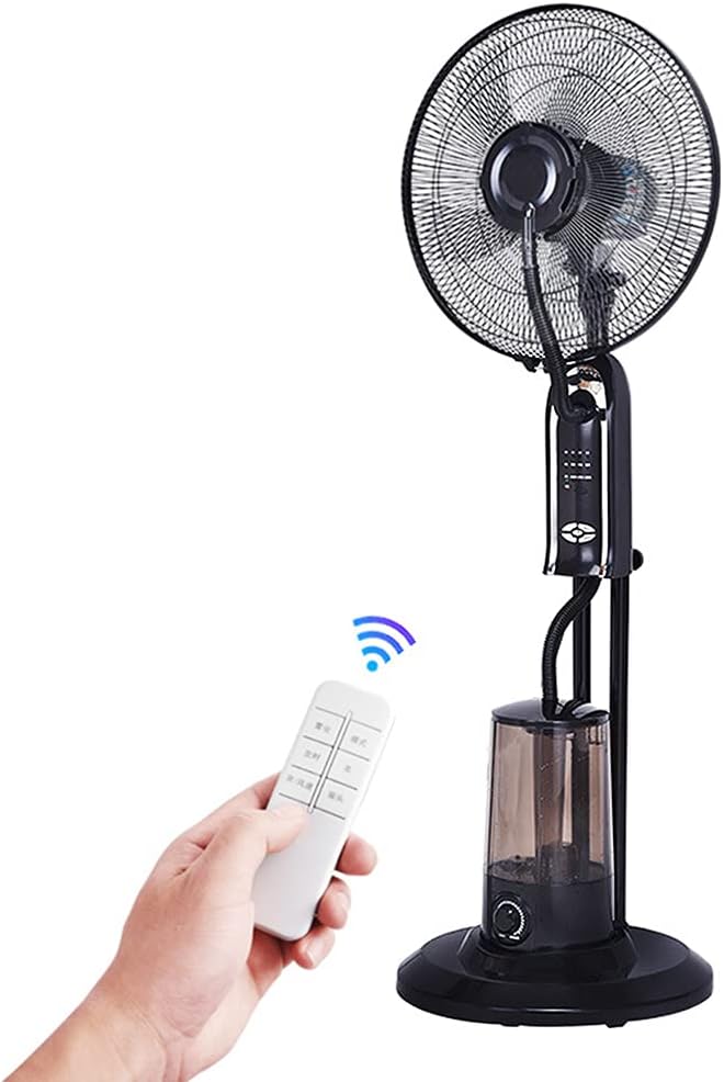Ventilateur Brumisateur 16” Mist Fan Avec Télécommande – Fraîcheur et Confort au Quotidien - Homex Market