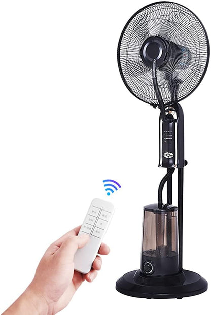 Ventilateur Brumisateur 16” Mist Fan Avec Télécommande – Fraîcheur et Confort au Quotidien - Homex Market